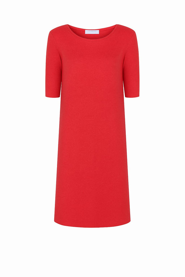 Vestido T-Shirt Em Tricot Camélia Pink