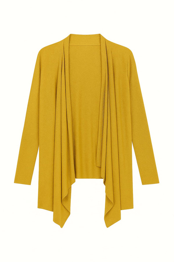Casaco Alongado em Malha Mistic Citrino