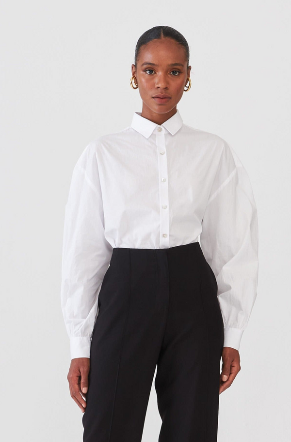 Camisa Manga Longa Bufante Off White