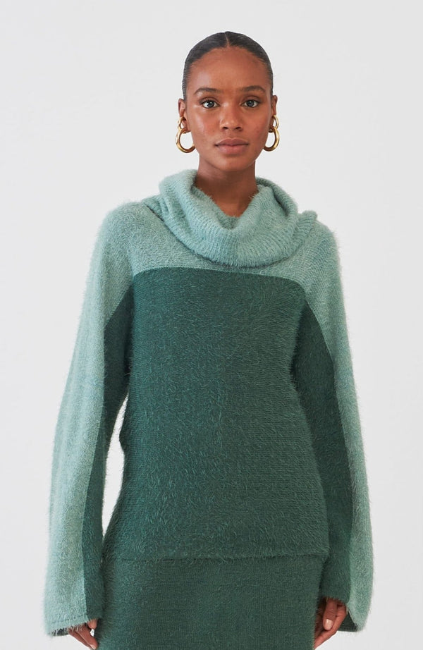 Blusa Manga Longa Em Tricot Pinheiro