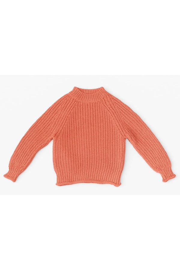 Blusa Em Tricot Manga Raglan Cantaloupe