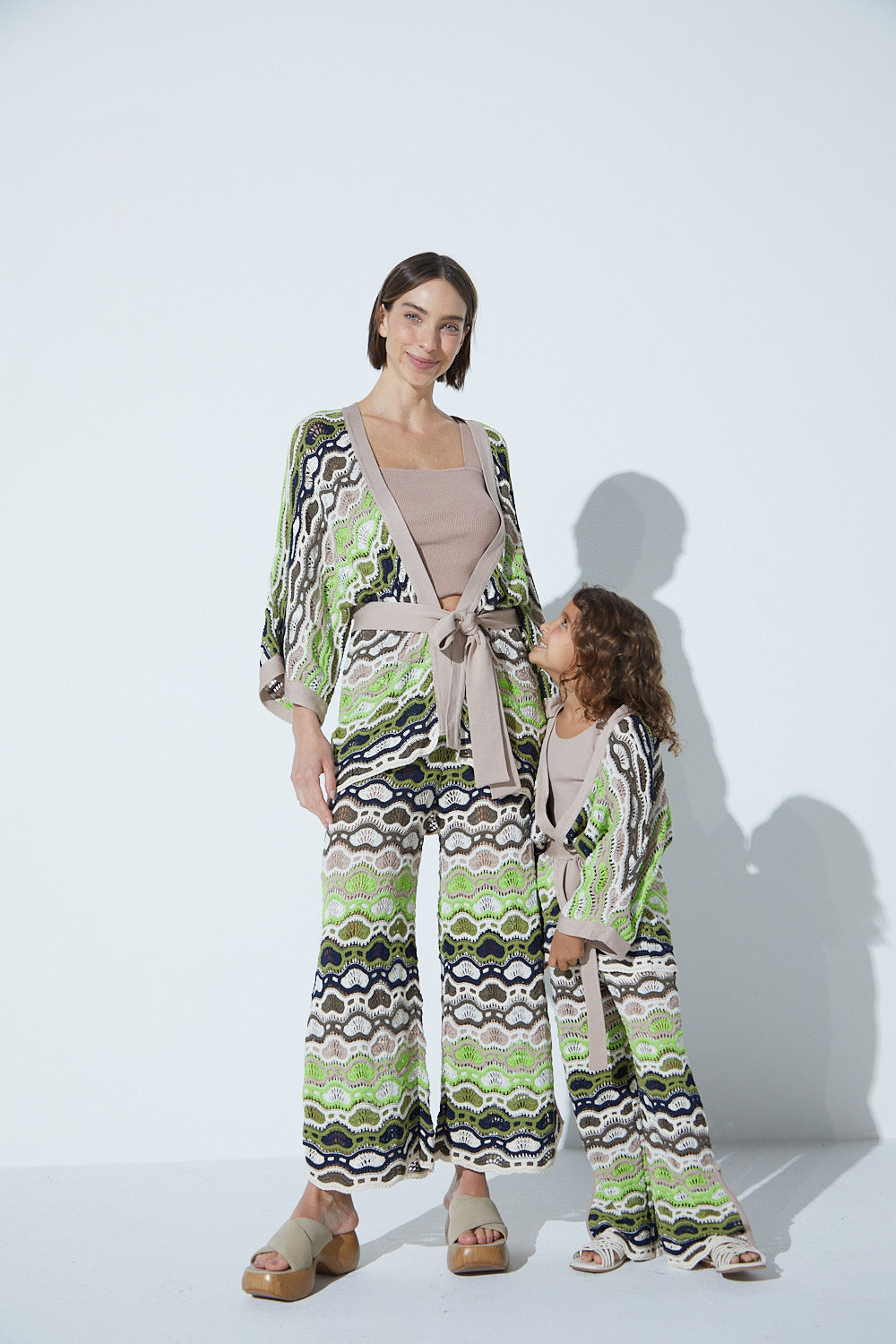 Kimono Infantil Em Tricot Mix Tropical