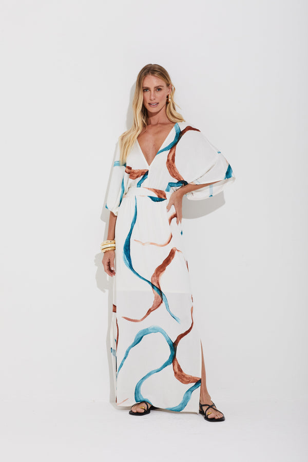 Vestido Longo Caminhos Petróleo