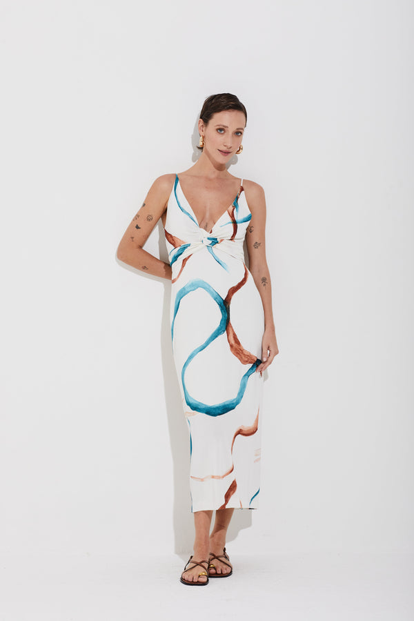 Vestido Longuete Caminhos Petróleo