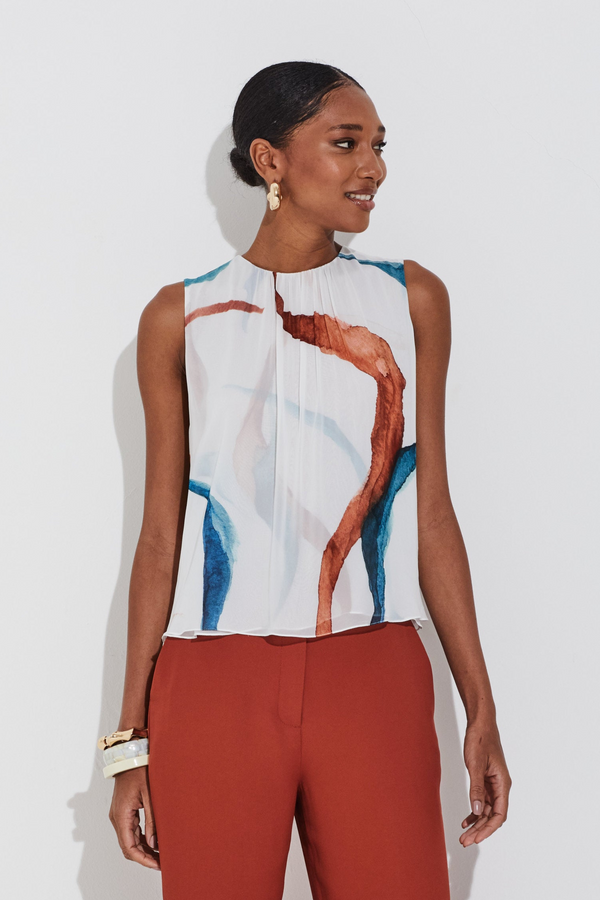 Blusa Georgette Caminhos Petróleo