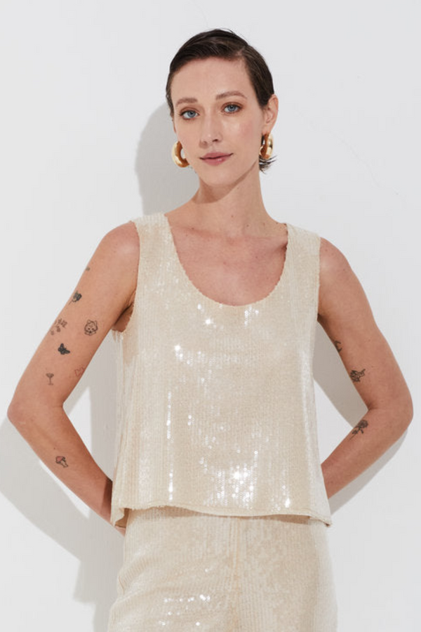 Blusa Paete New Palha