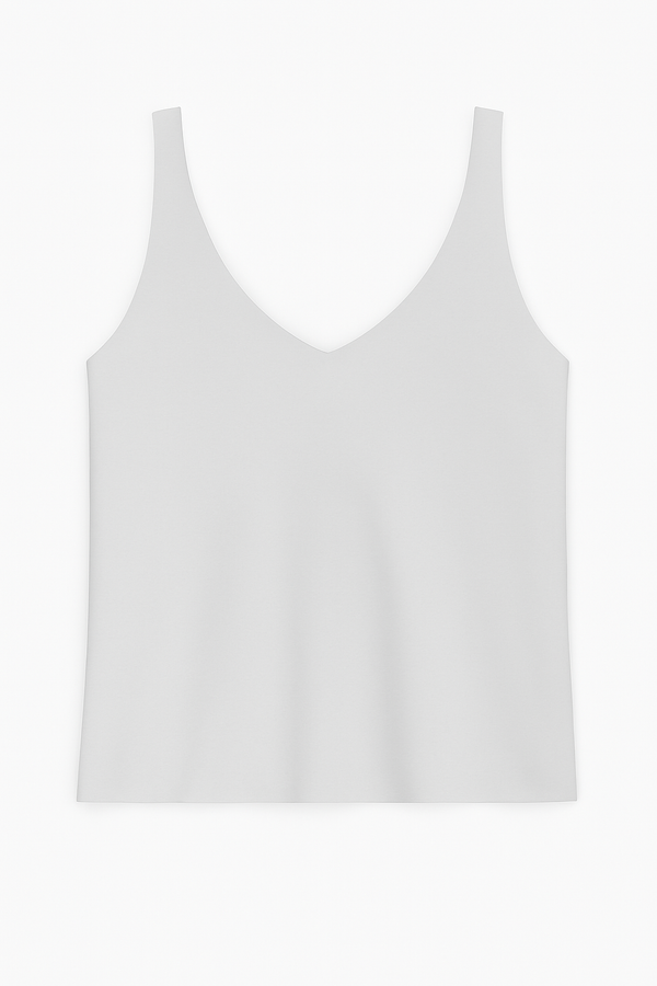 Regata Gola V Em Tricot Light Gray