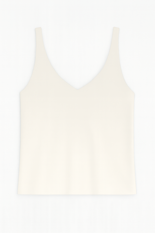 Regata Gola V Em Tricot Off White