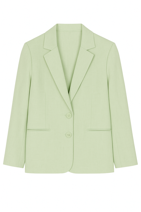 Blazer Linho Puro Verde Claro