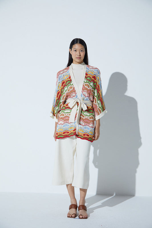 Kimono Mix Tropical Vibrante