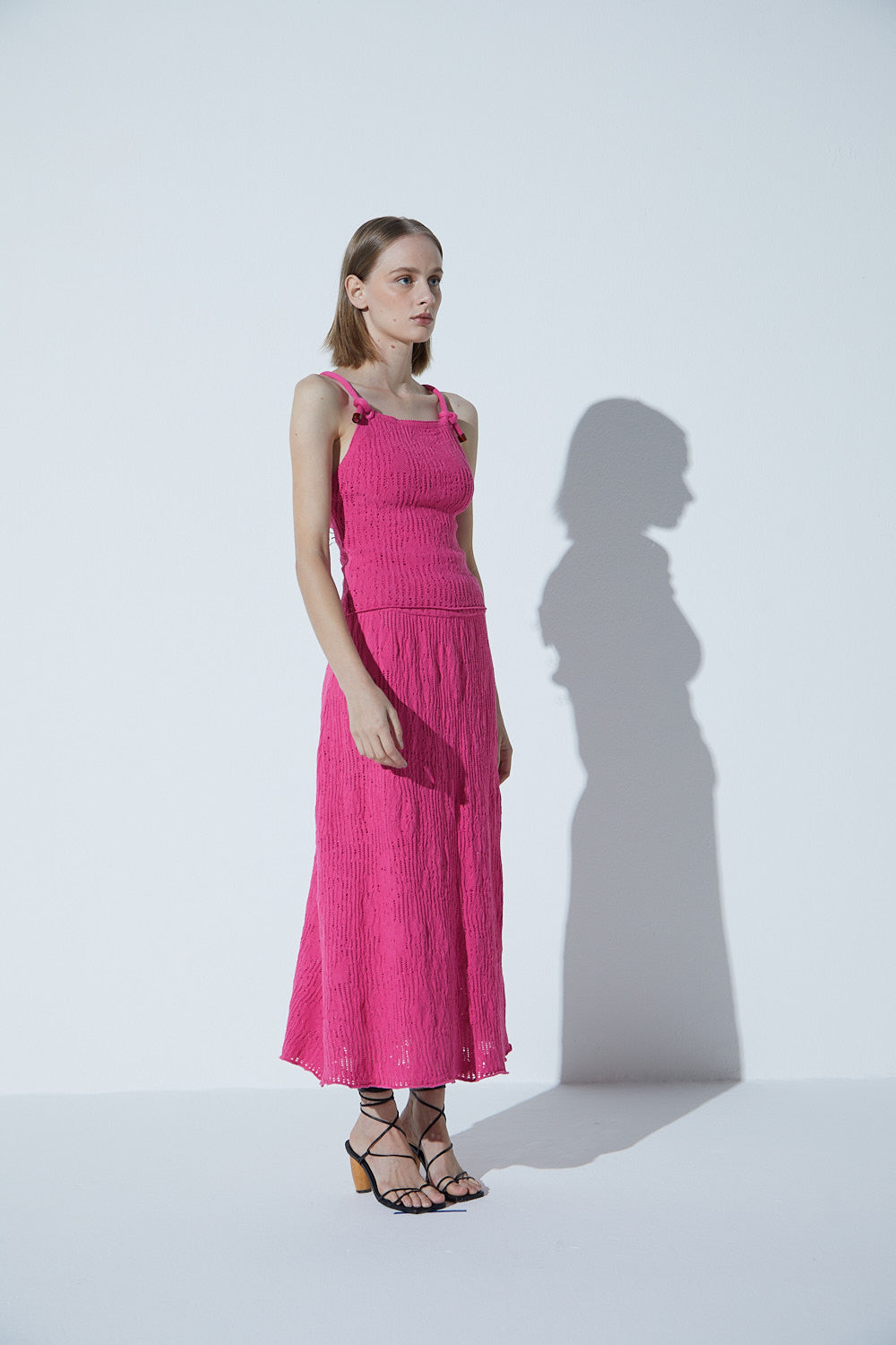 Regata Em Tricot Rendado Floral Cassis