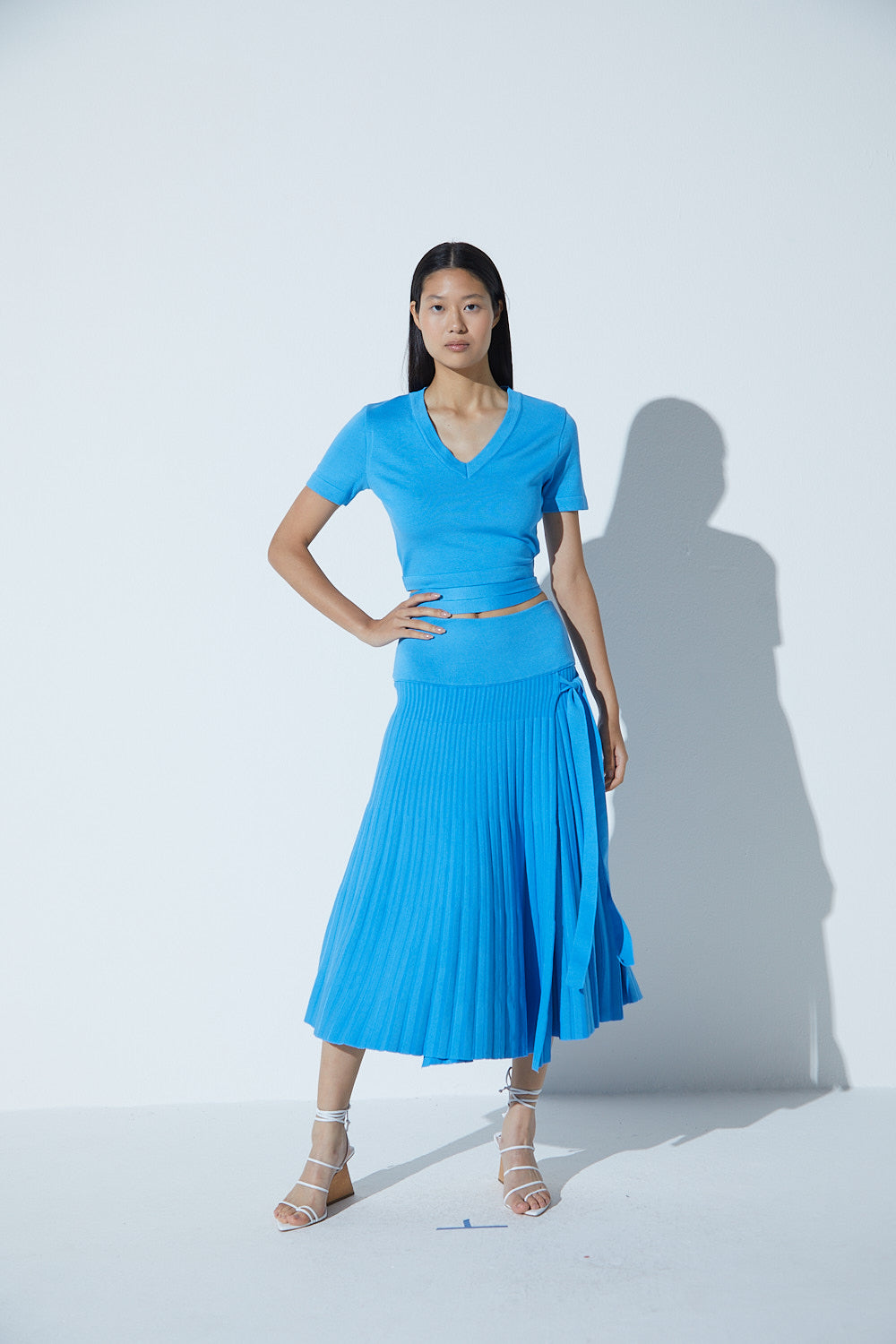 Blusa Em Tricot Com Amarração