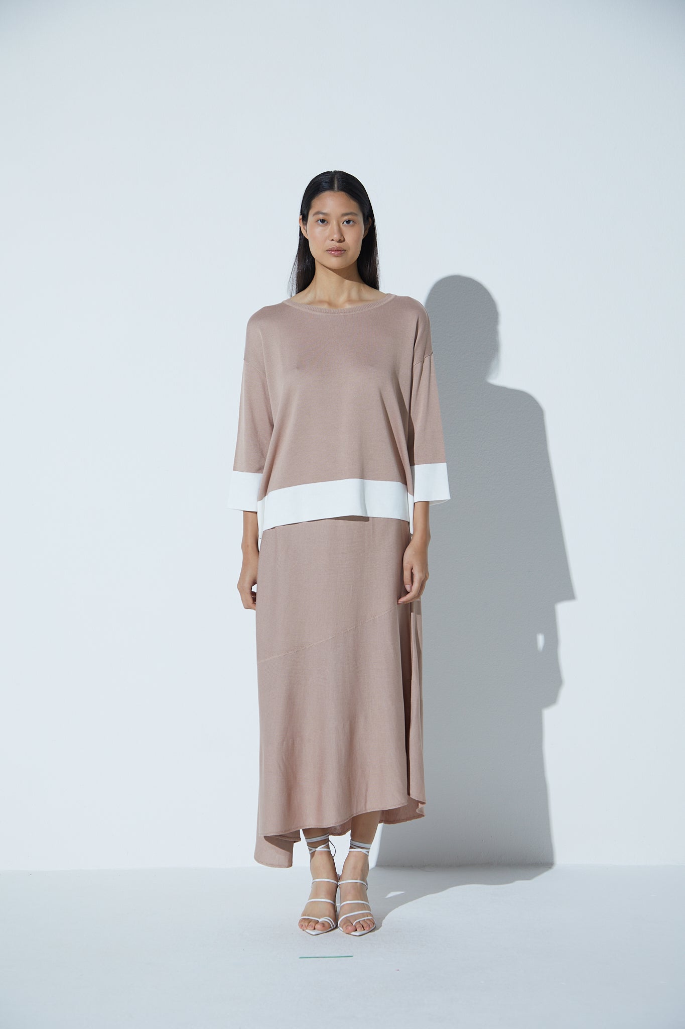 Blusa Com Detalhe Bicolor Sisal