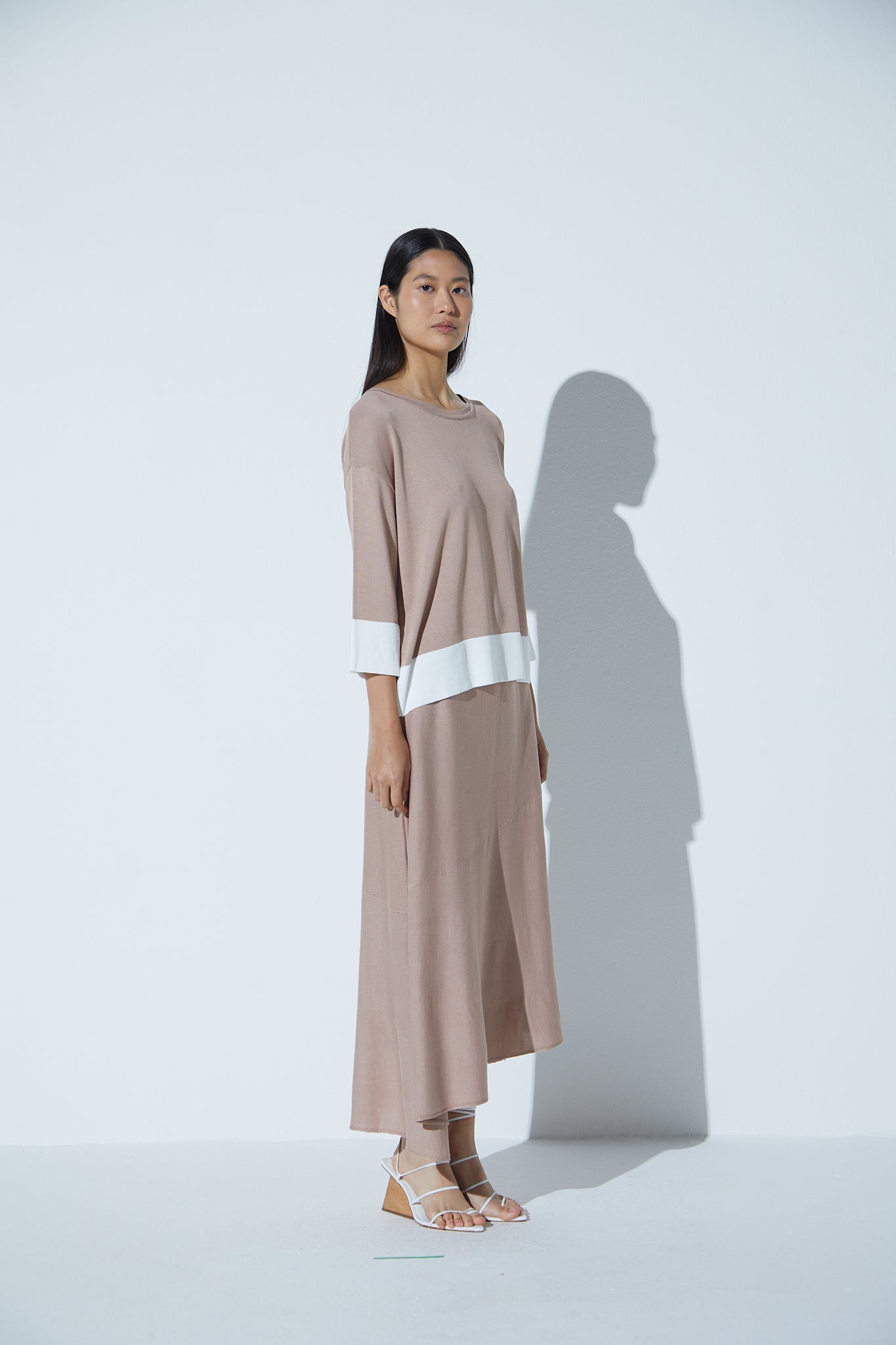 Blusa Com Detalhe Bicolor Sisal